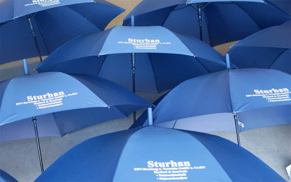 Regenschirme für EDV Sturhan